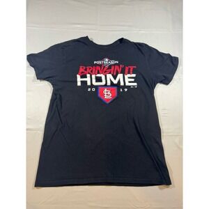 Majestic St. Louis Cardinals Baseball Shirt Mens Large 2019 Bringin' It Home
